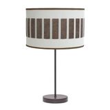 PRENDELUZ Tafellamp 1 x E27 bruin/wit-roest, 62 x 30 x 30 cm