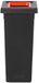 Plafor Fit Bin, Poubelle pour tri des déchets - 53L – Noir/Rouge