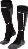 FALKE SK2 Wool warm dik wol functioneel materiaal skisokken dames zwart - maat 39-40