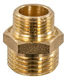 Sanitop-Wingenroth Dubbele verloopnippel met type 1 '' AG x 3/4 '' AG