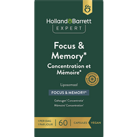 Holland & Barrett Expert Focus & Memory Liposomaal - 60 capsules