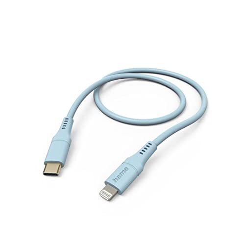 Hama Usb-c - Lightning-kabel Flexible 1.5 M Blauw