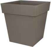 EDA Bloempot Tuscan Taupe Vierkant Ø 50 cm