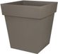 EDA Bloempot Tuscan Taupe Vierkant Ø 50 cm