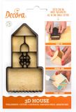 Decora Koekjesuitsteker Plastic - 3D Huis