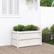 Maison Exclusive - Jardinière Blanc, 90x50x50 cm, bois massif, pin