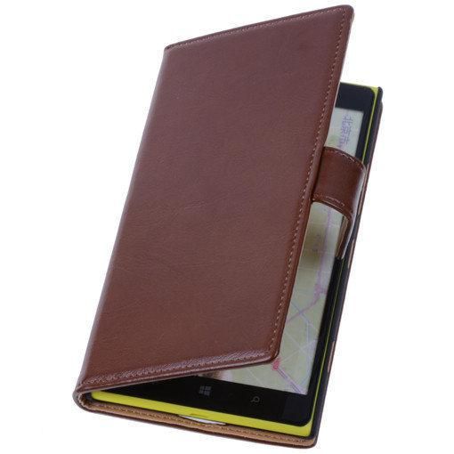 Best Cases PU Leder Bruin Hoesje Nokia Lumia 1320 Book/Wallet Case/Cover