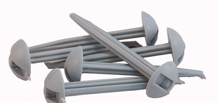 Campking grondzeilpen kunststof 10 cm 6 st