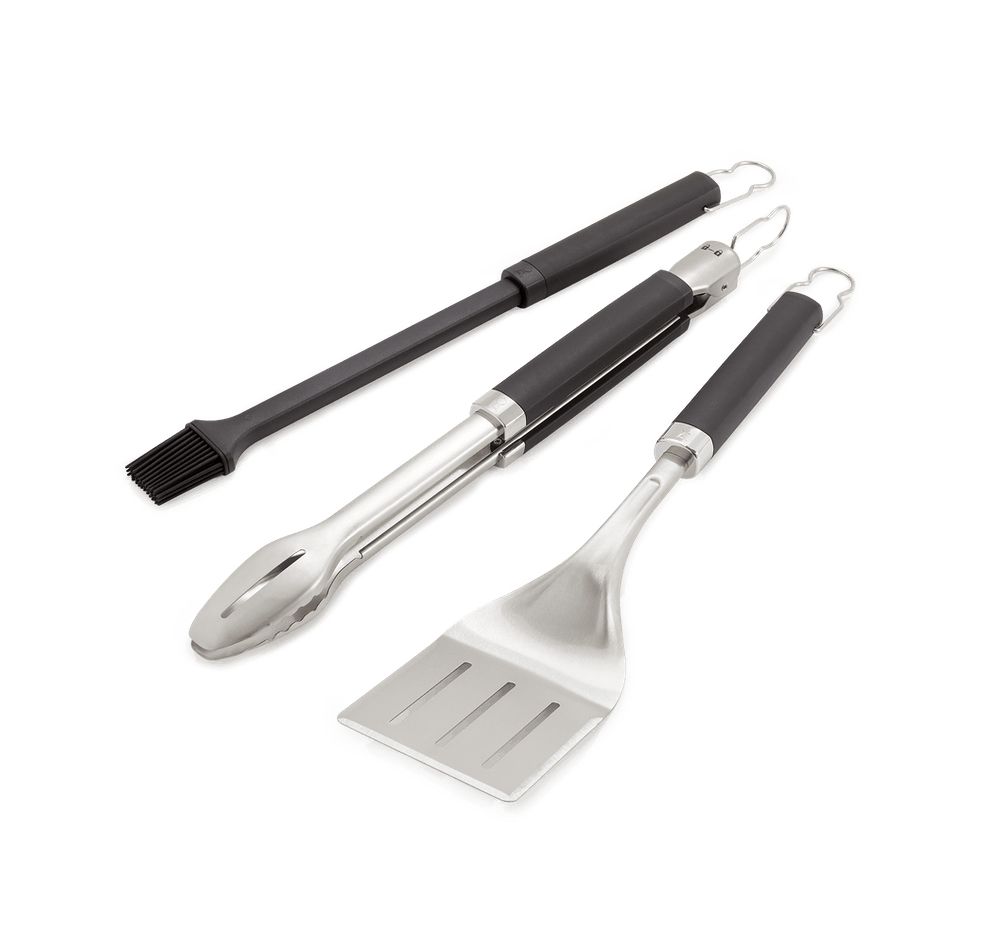 Weber 6764 Barbecue Set - Black & Silver