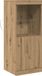 vidaXL LED Dressoir Artisan Eiken 41 x 37 x 100 cm Bewerkt hout
