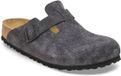 BIRKENSTOCK Boston Suede Leather Regular Grijs