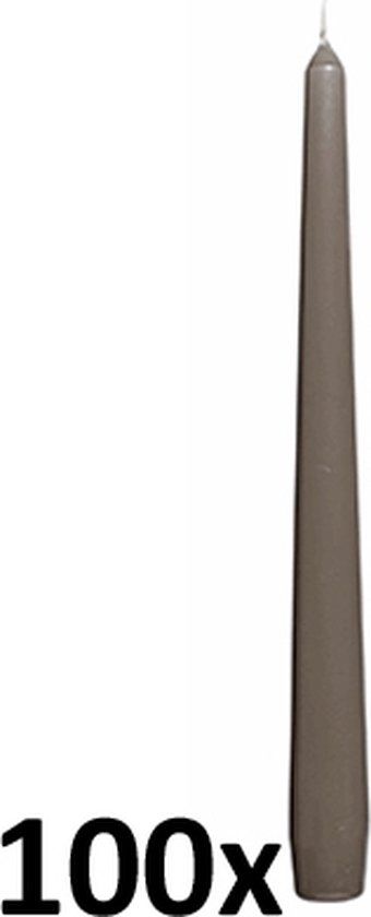 Bolsius Professional - Horeca gotische kaars - Taupe - 100 stuks