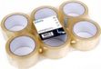 Pavo Verpakkingsplakband Transparant 50mm x 66m pak 6 rollen