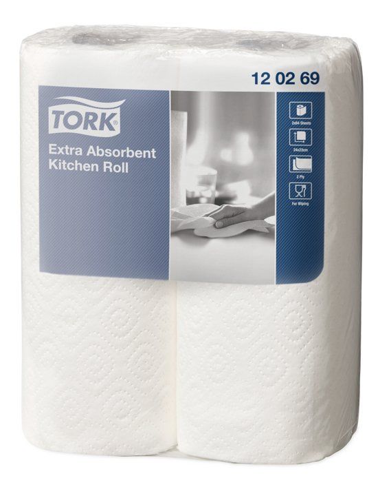 Tork Extra Absorbent Kitchen Roll wit