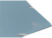 Exacompta 25x Elastomappen met 3 flappen gerecycled karton 400g/m2 AutentiK - Blauw grijs