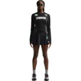 NIKE Functioneel shirt grijs / lichtgroen / zwart
