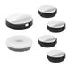 WAGNER QuickClick® Viltglijders Meubelglijders I set van 4 om te kleven I 4x voet+kleefpad+glijderinzet verwisselbaar - wolvilt ULTRASOFT - diameter Ø 30 mm - Made in Germany - 15830400