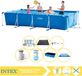 Intex Rectangular Frame Pool - 450 x 220 x 84 cm - Blue