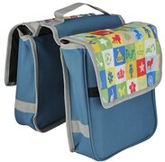 Fischer Bagagedragertas voor kinderen, blauw, 4 x 28 x 35 cm, 6 liter