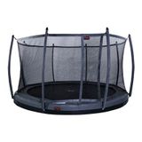Avyna PRO-LINE Flatlevel Trampoline met Net Ø 305 cm - Grijs