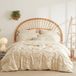 Boho housse de couette avec nœuds brodés et taies d'oreiller
