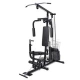 vidaXL Multifunctionele home gym fitnessmachine zwart