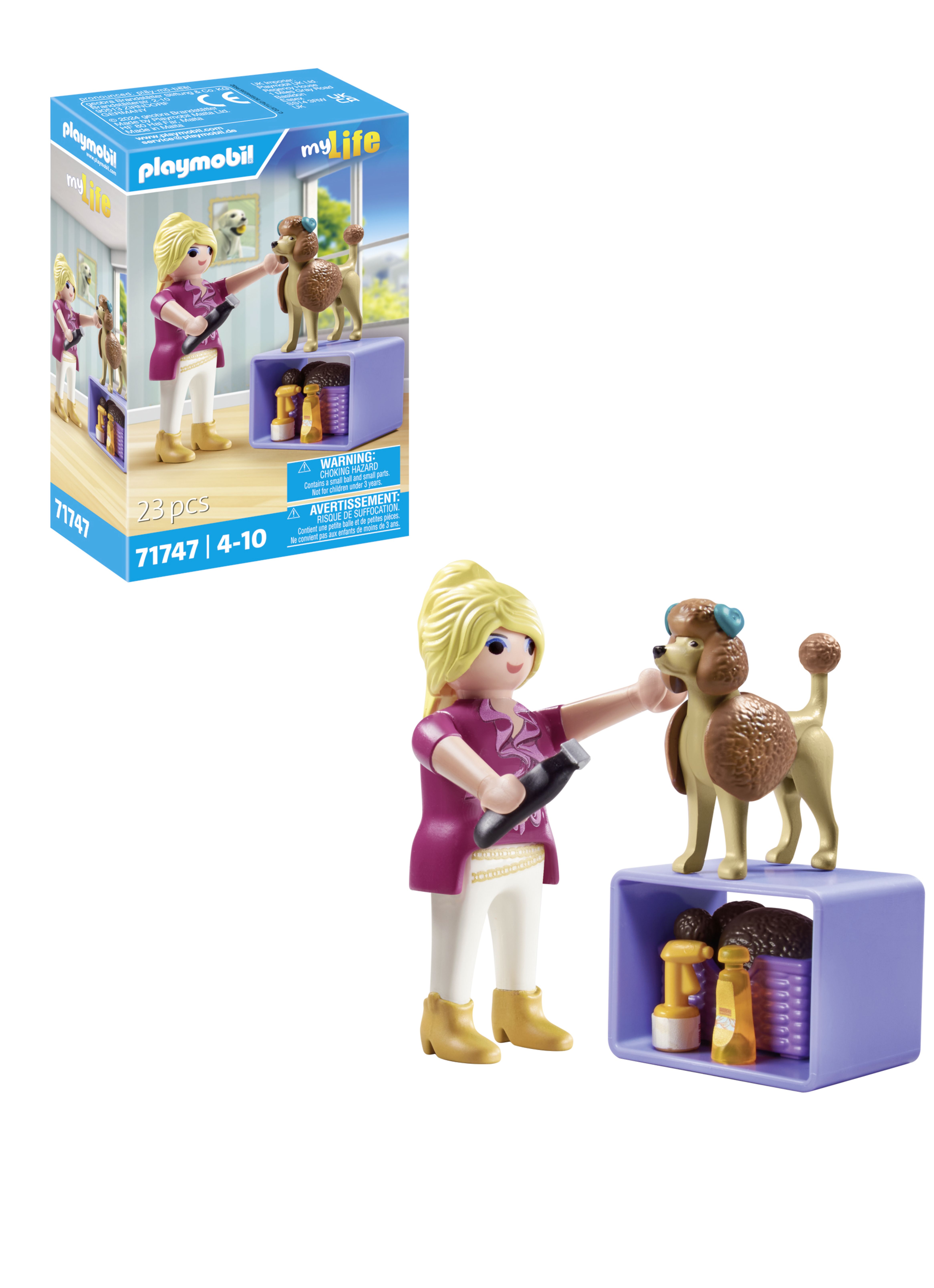 Playmobil 71747 My Life Hondentrimmer Speelgoedfiguurset