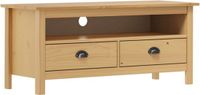 vidaXL Tv-meubel Hill 110x40x47 cm grenenhout honingbruin