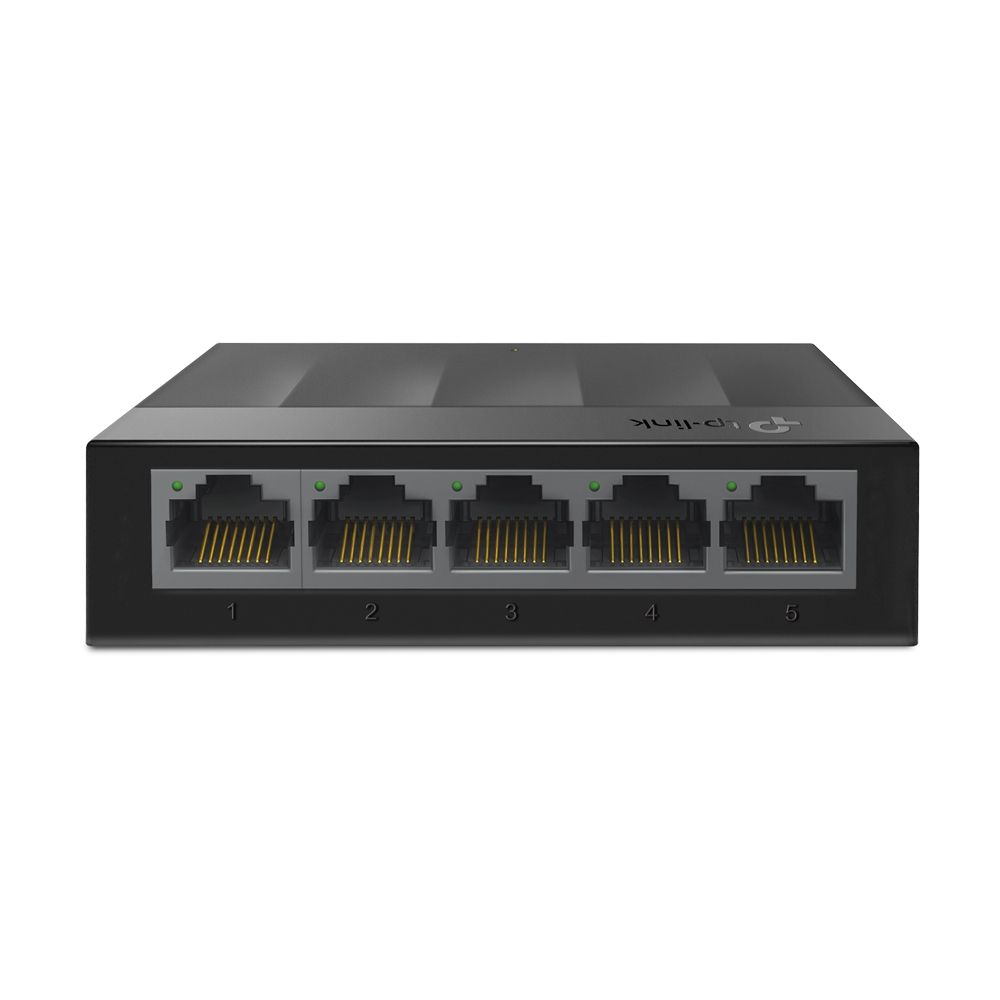 TP-Link LS1005G - 5-Port Gigabit Ethernet Switch - Unmanaged - Black