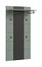 xonox.home Wandpaneel met haken Canu Smoke Green 141 x 80 x 29 cm