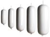 Majoni F3 Center Hole Stootwil Argent 20 x 55 cm