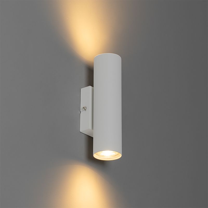 QAZQA Jeana - Moderne Wandlamp Up Down voor binnen - 2 lichts - Wit