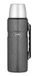 Thermos thermosfles King thermosfles 1200ml grijs/zilver