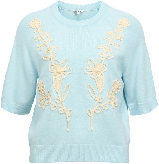 Object Objlaney Rubin Ss Pullover Trui Korte mouwen Winter Sky