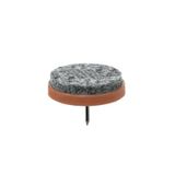 Alfa 45403 Eindstopper, vilt, 20 mm, bruin