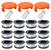 Set de 12 bobines de remplacement pour débroussailleuse avec accessoires