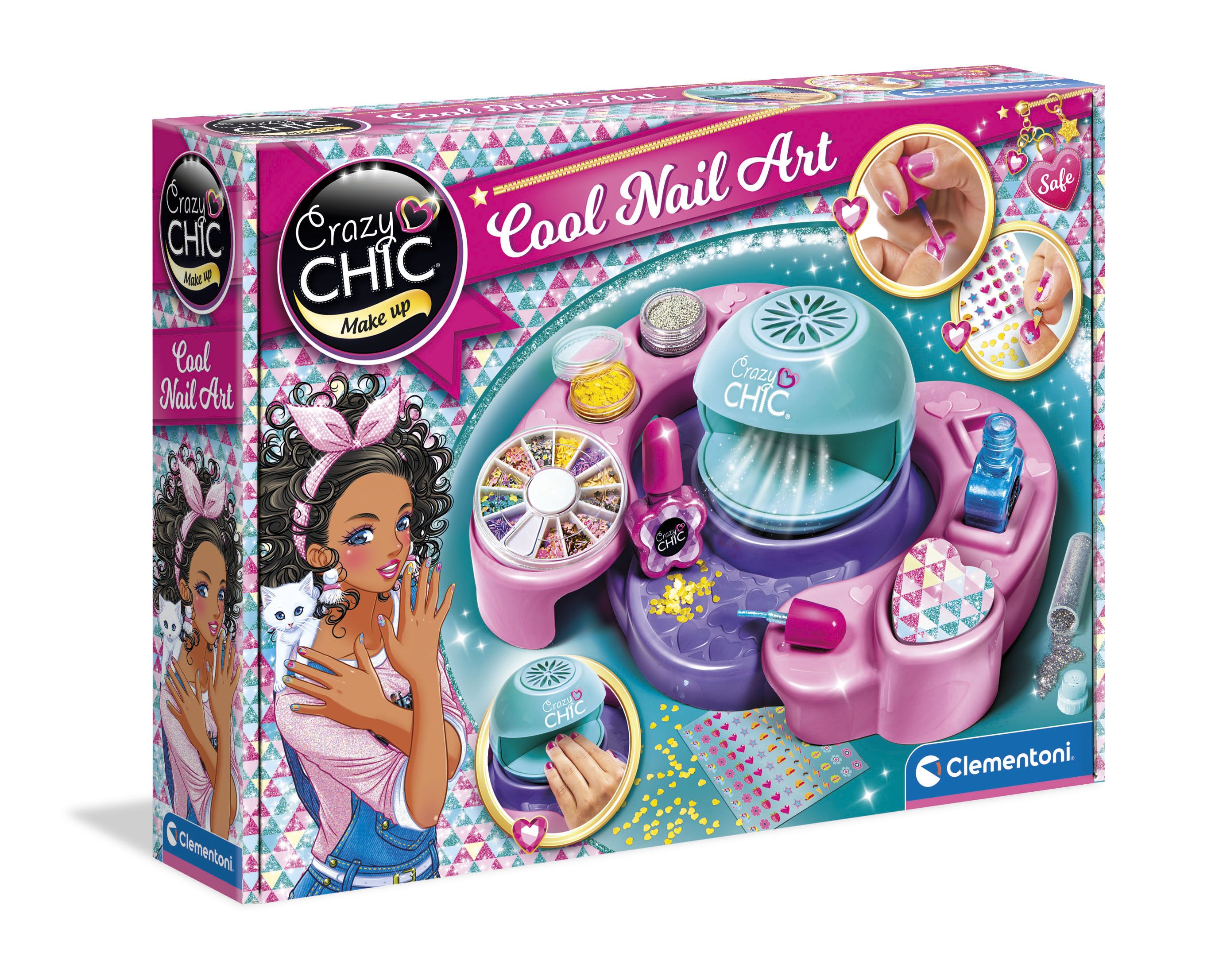 Clementoni Crazy Chic Cool Nail Art - Children's Fashion Design Kit