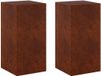 vidaXL Plantenstandaard 2 stuks Roestkleurig 40 x 40 x 80 cm weervast staal