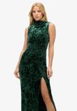 Superdry Fluwelen maxi-jurk Dames Jurken