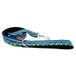 candyPet Hondenriem - 120 cm van katoen met gevoerde softshell handgreep, Blue Kenia