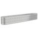 Syfax Plantenbak 260x40x36 cm gegalvaniseerd staal zilverkleurig