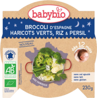 Babybio Broccoli sperziebonen rijst hapje 230g