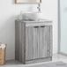 Maison Exclusive Armoire de salle de bain exclusive - Gris Sonoma, 54 x 41 x 70 cm, en panneaux de particules