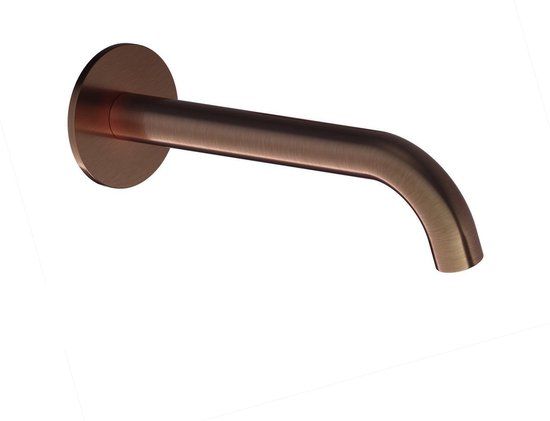 Hotbath Cobber Wastafelkraan - Rond - 18 cm - Geborsteld Koper PVD