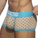 Addicted Boxer GEOMETRIC Marron-Turquoise