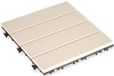 IBERGARDEN Tuintegel / balkon terrastegels - beige - composiet - 30 x 30 cm - vlonder