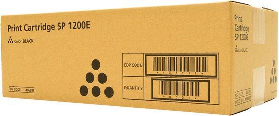 Ricoh 406837 Toner Cartridge - Black - Original