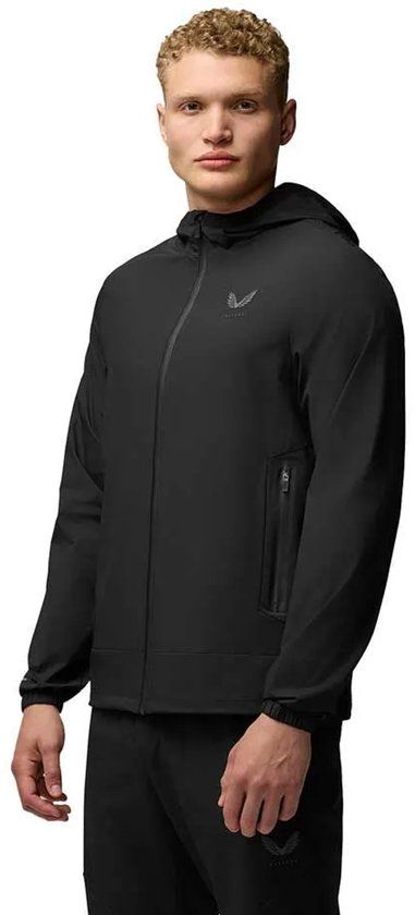 Castore Flex Classic Woven Jas Zwart S Man