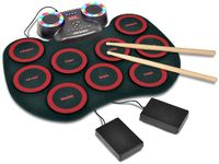 Bontempi FlexBuddy Flexibele elektronische accu | 9 pads met ritme en plezier, 43,2 x 17,1 x 6,5 cm