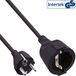 InLine 16401 stroom verlengkabel 1,5 m Zwart